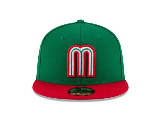 2017 World Baseball Classic Mexico WBC New Era 59Fifty Fitted Hats (TEAM COLORS)