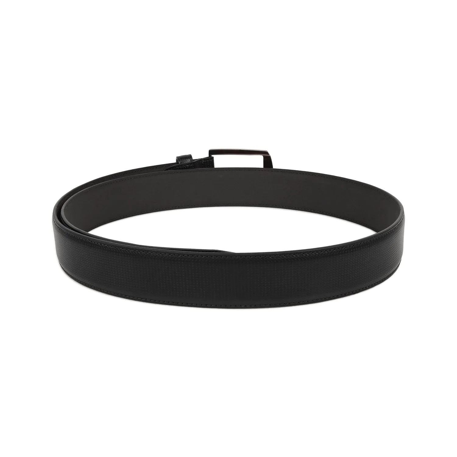 4209 Black Textured Belt for Men