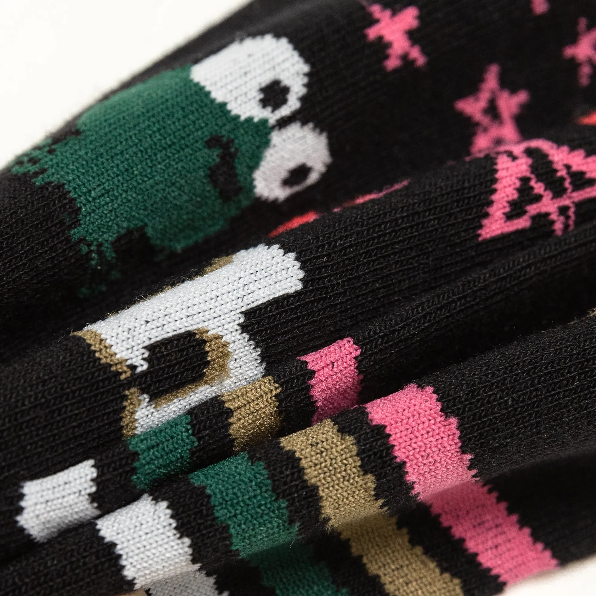 Animal Character Lined Color Socks