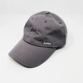 “Babe.” Classic Cap - Grey