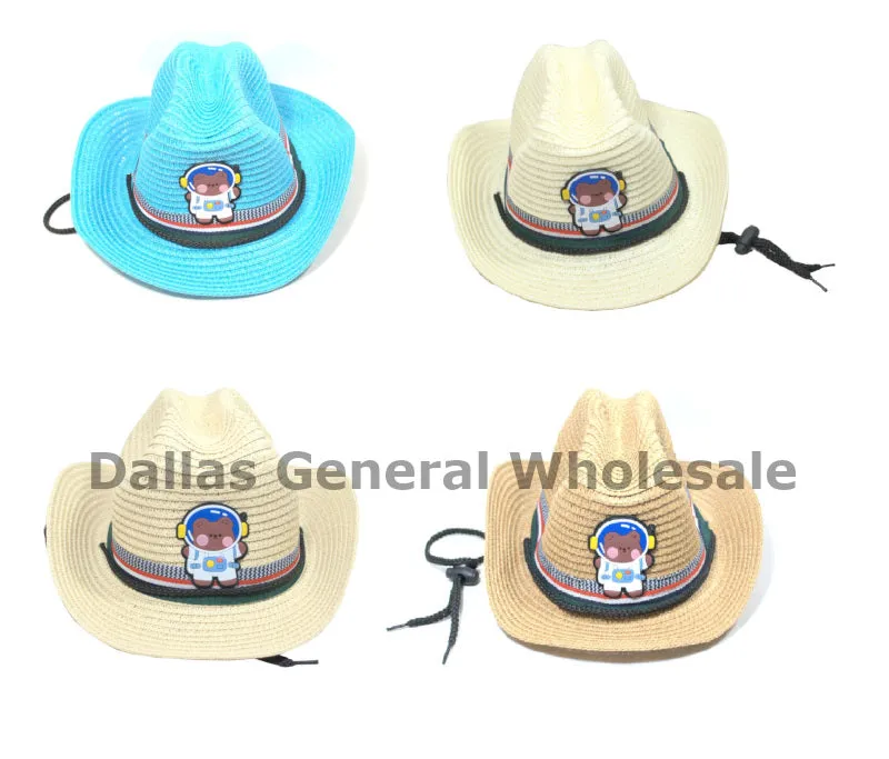 Children's Astronaut Straw Cowboy Hats Wholesales