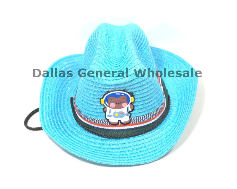 Children's Astronaut Straw Cowboy Hats Wholesales