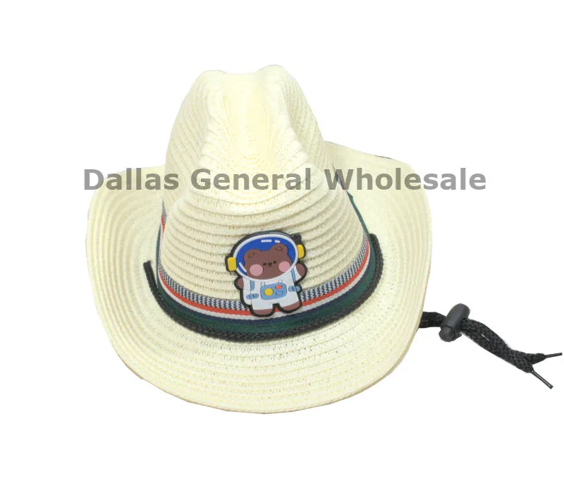 Children's Astronaut Straw Cowboy Hats Wholesales