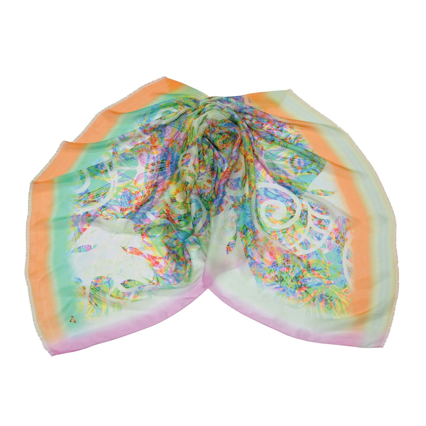 Cmyk Delirium  Shawl