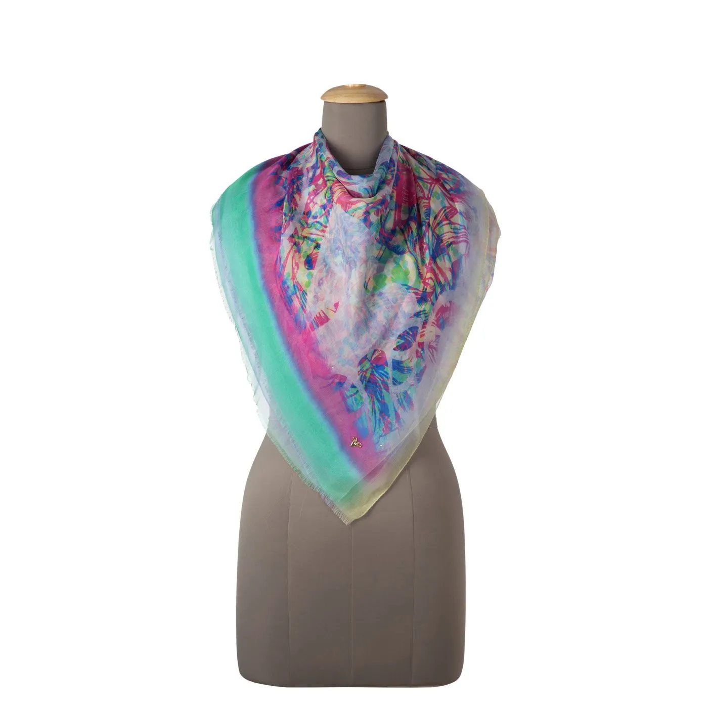 Cmyk Delirium  Shawl