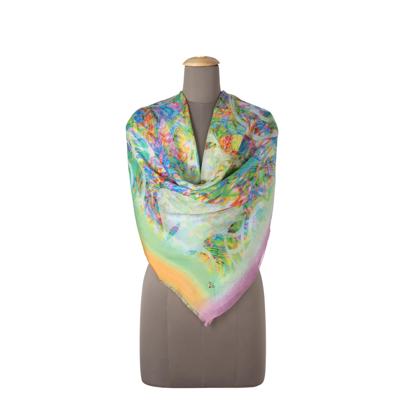 Cmyk Delirium  Shawl