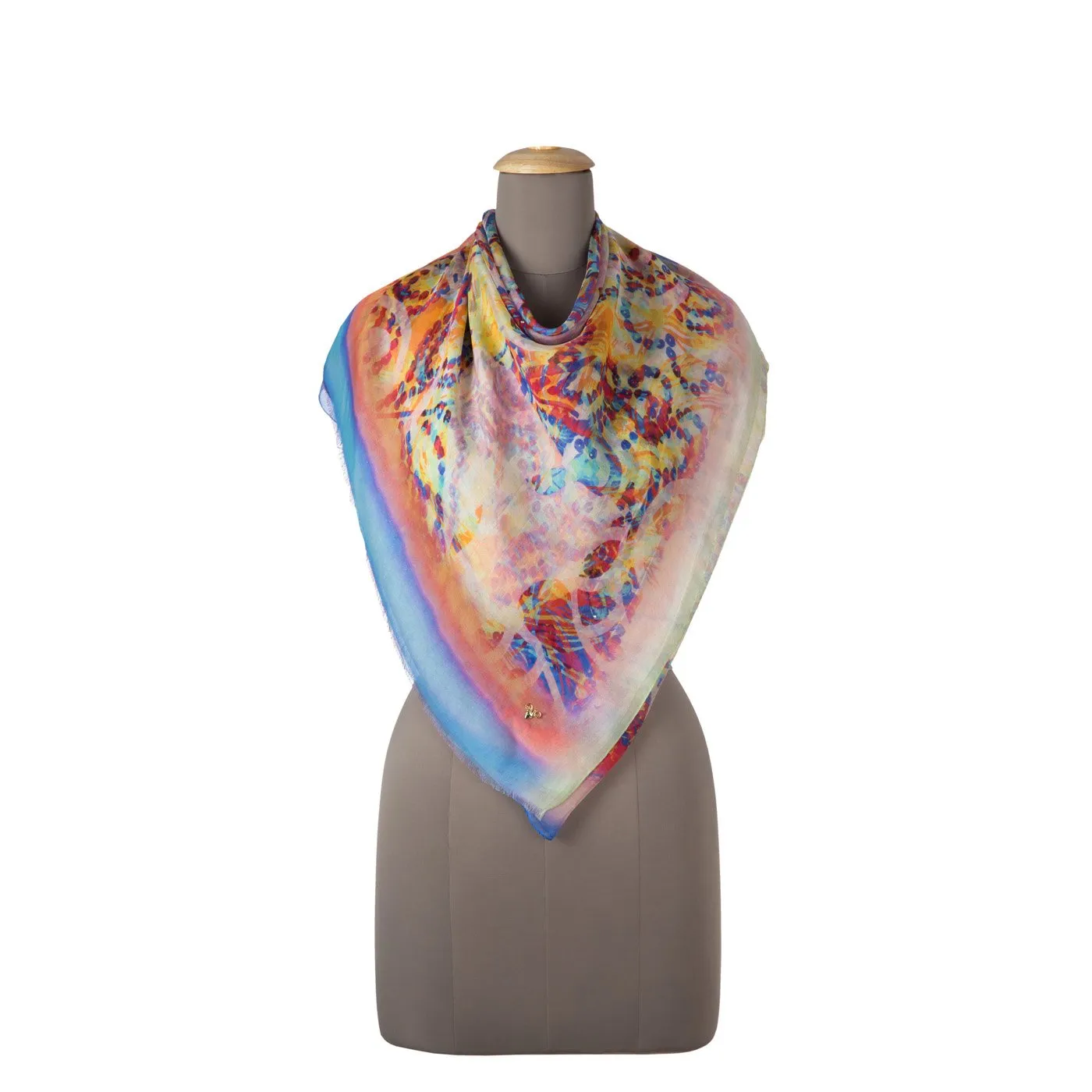 Cmyk Delirium  Shawl