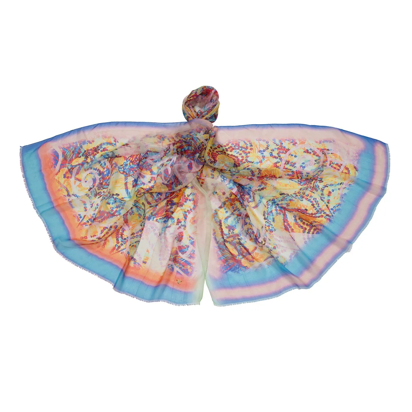 Cmyk Delirium  Shawl