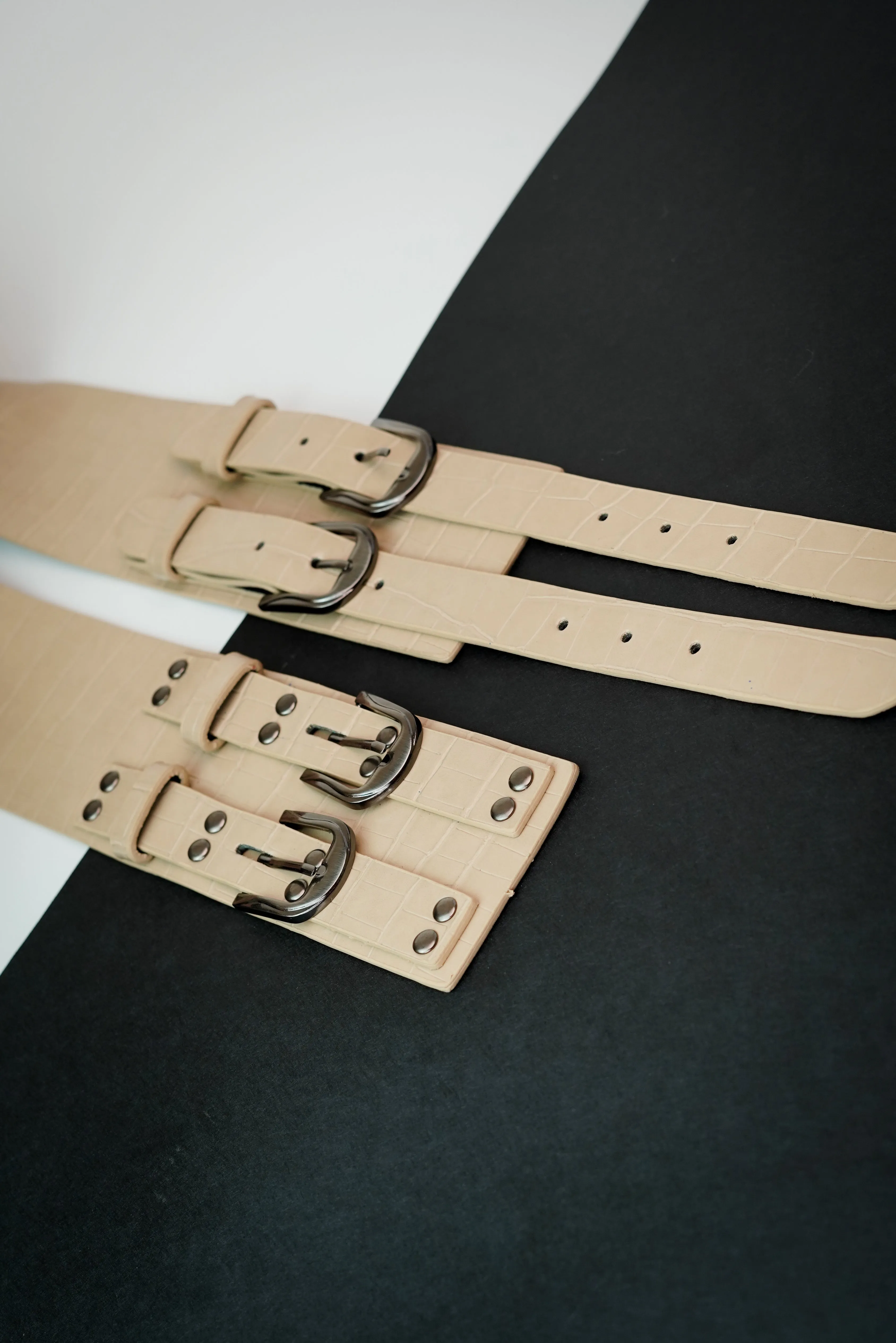 Double Dapper Leather Belt