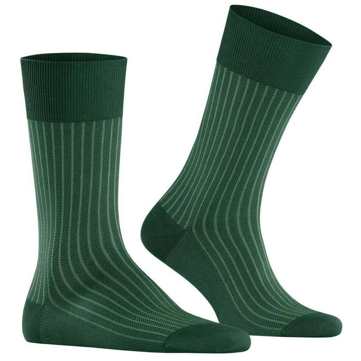 Falke Oxford Stripe Socks - Hunter Green