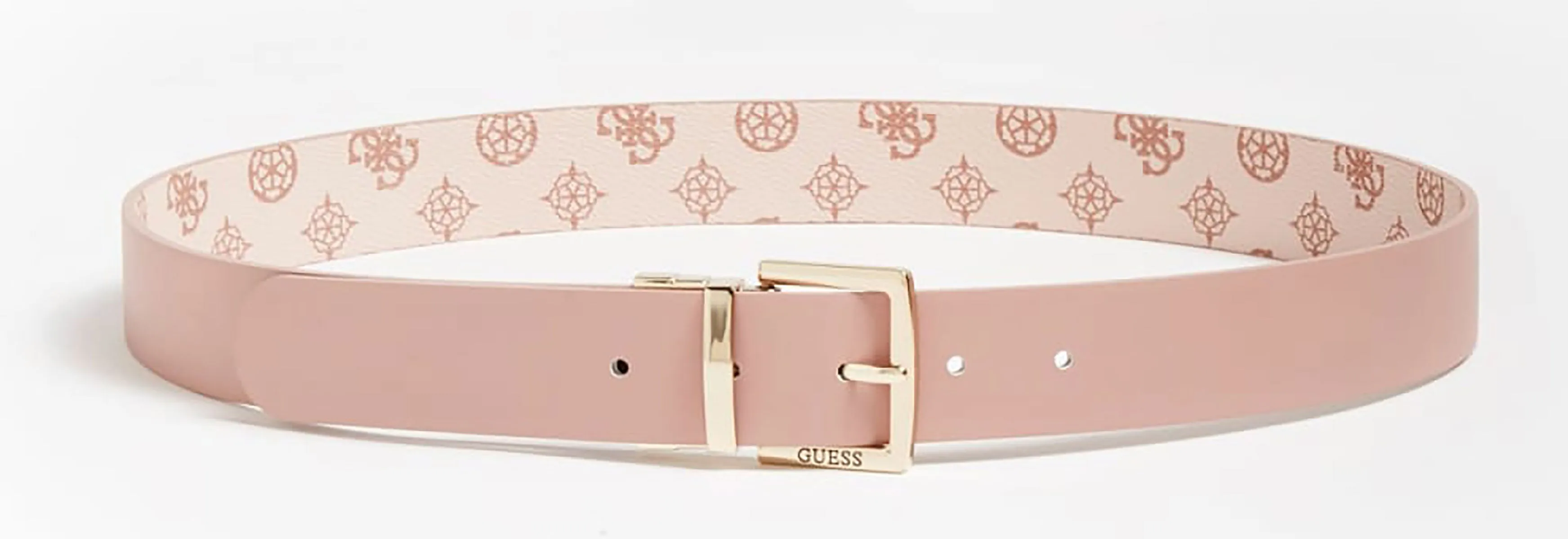 Guess Hansley 4G Peony Print Belt In Pink For Women