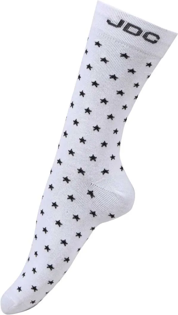 JDC-CASUAL-STAR-SOCKS-WHITE