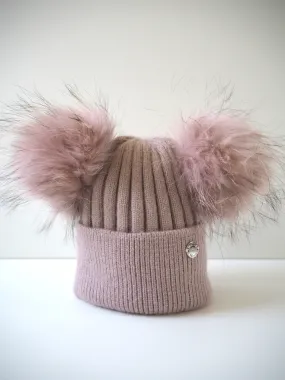 Kids Classic Double Hat Blush