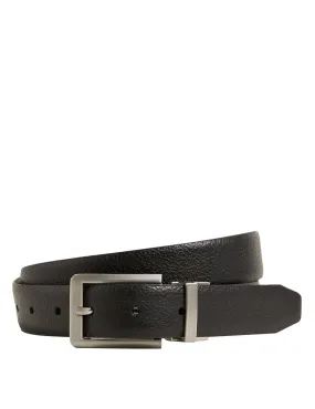 Leather Reversible Textured Belt