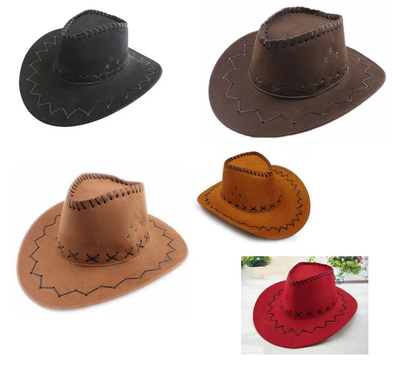 Little Kids Suede Cowboy Hats