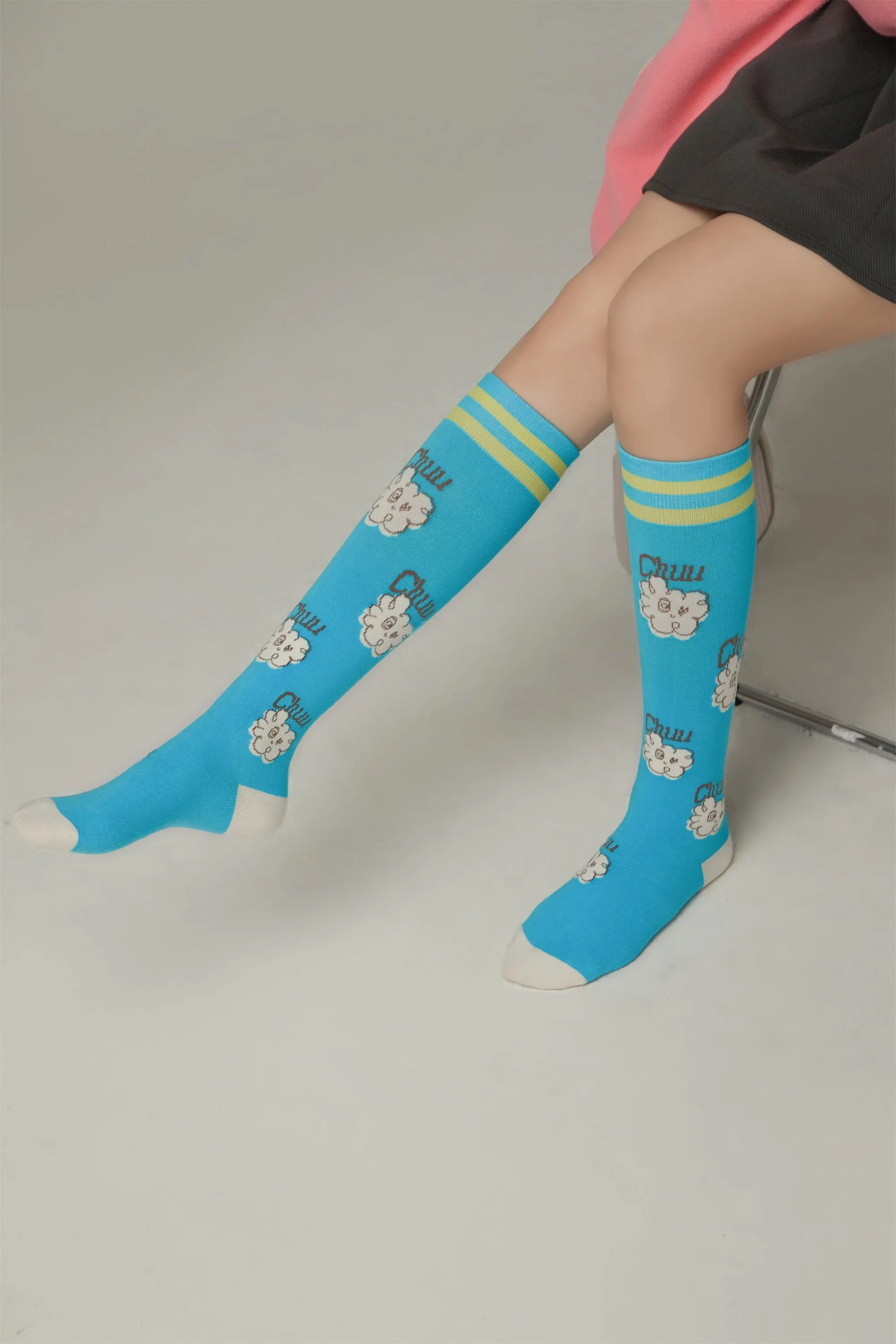 Logo Character Knee Socks