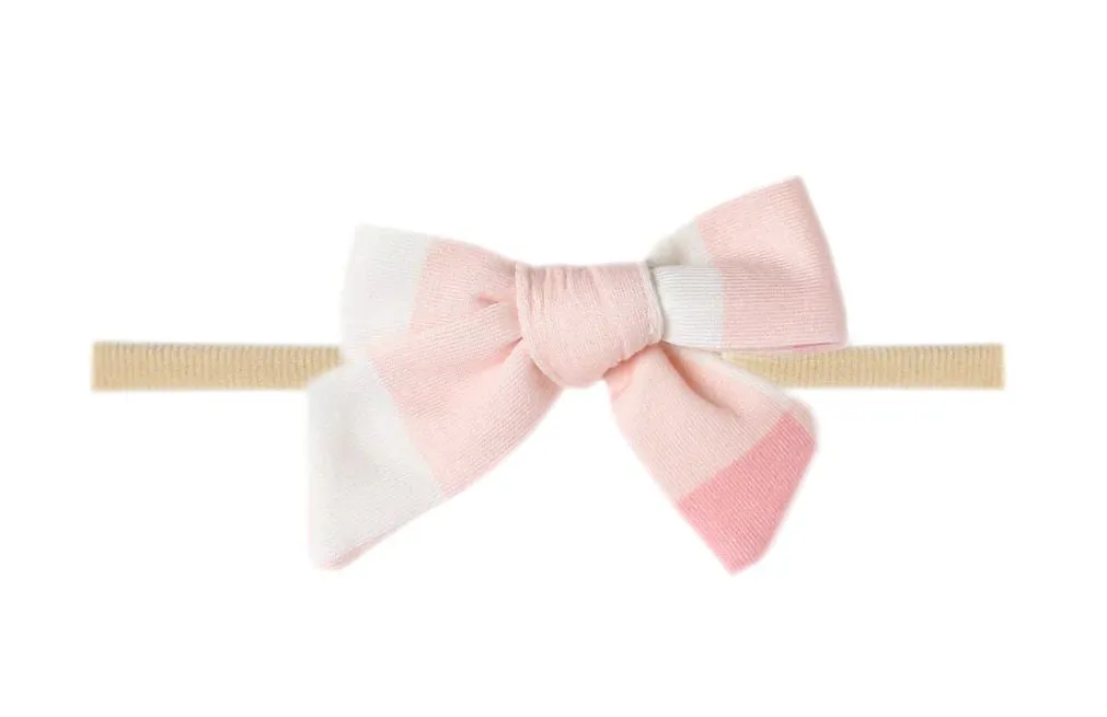 London Classic Nylon Bow Headband