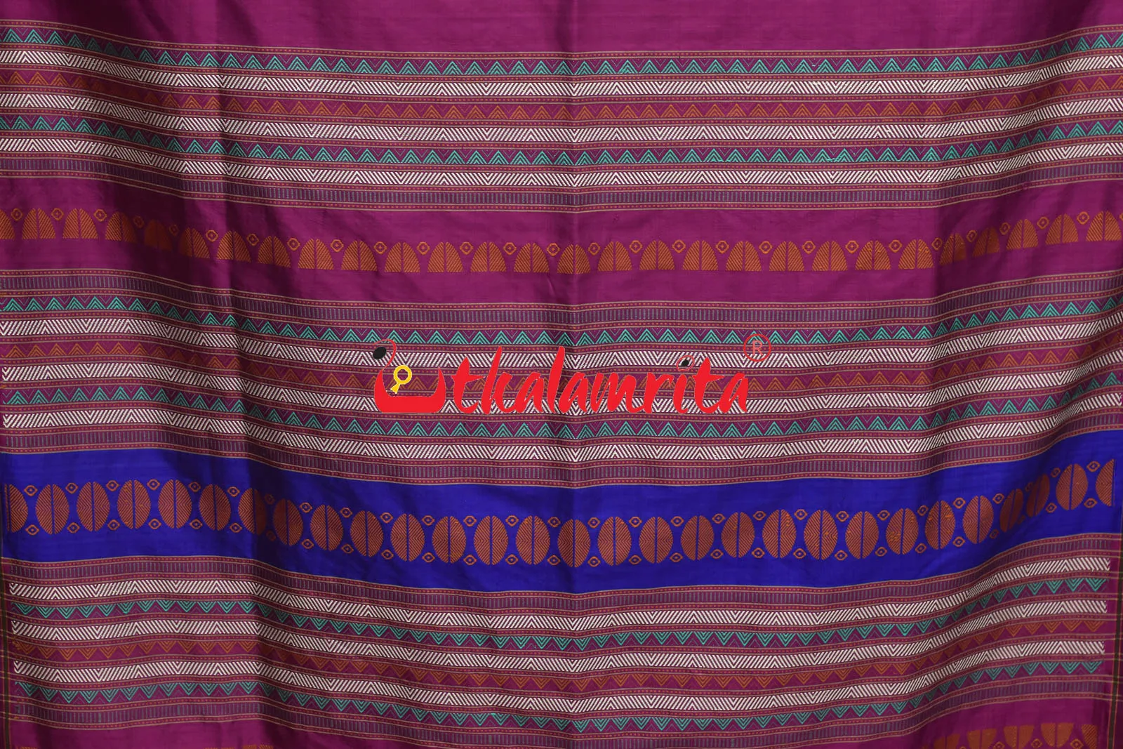 Magenta Beauty Dongria Silk Saree