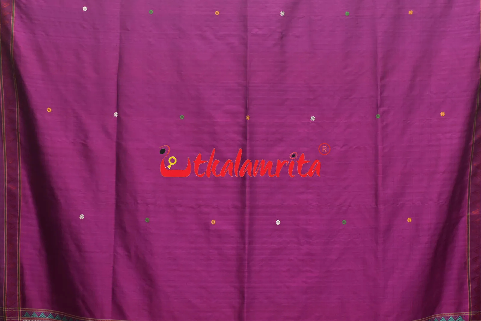 Magenta Beauty Dongria Silk Saree