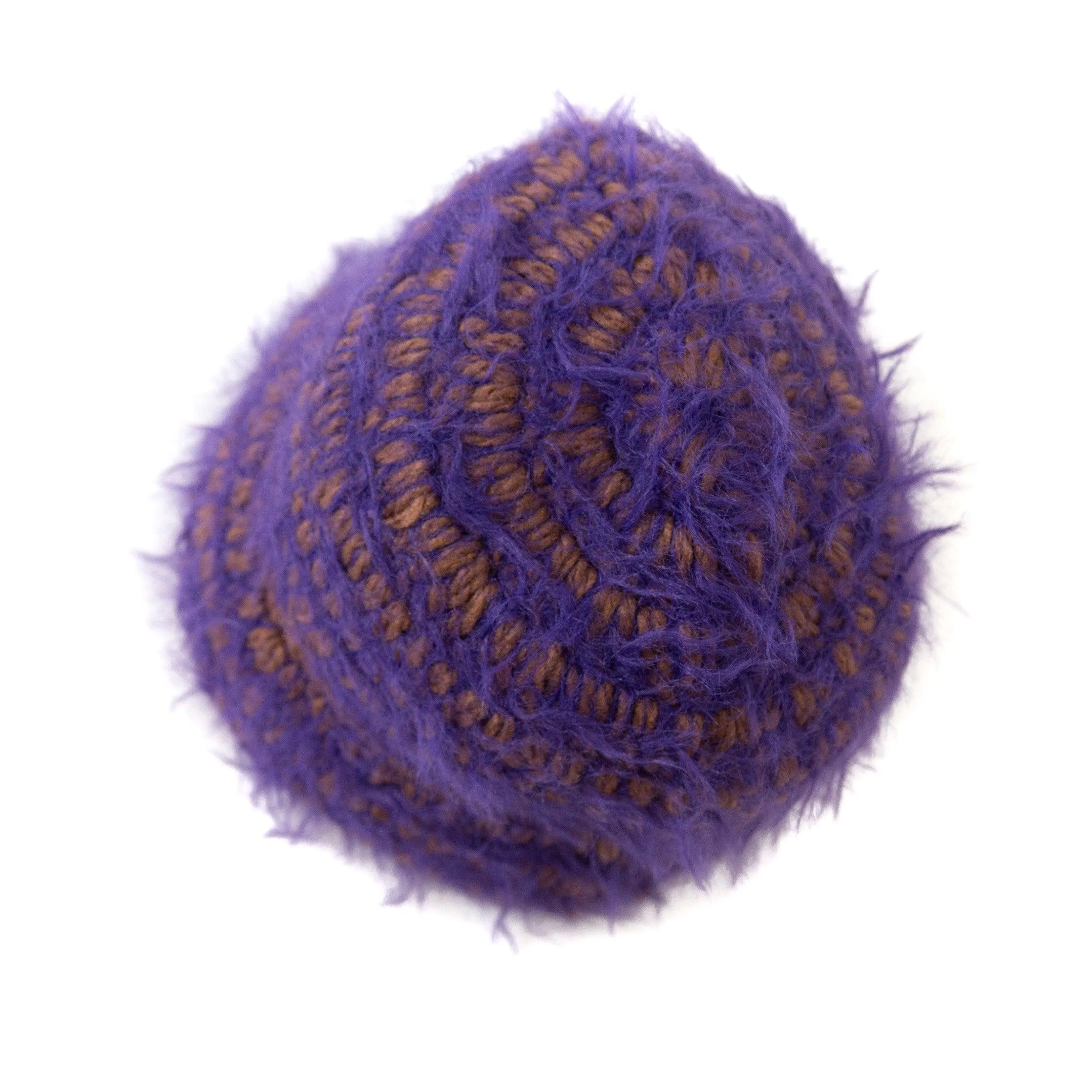 Mohair Purple Bucket Hat