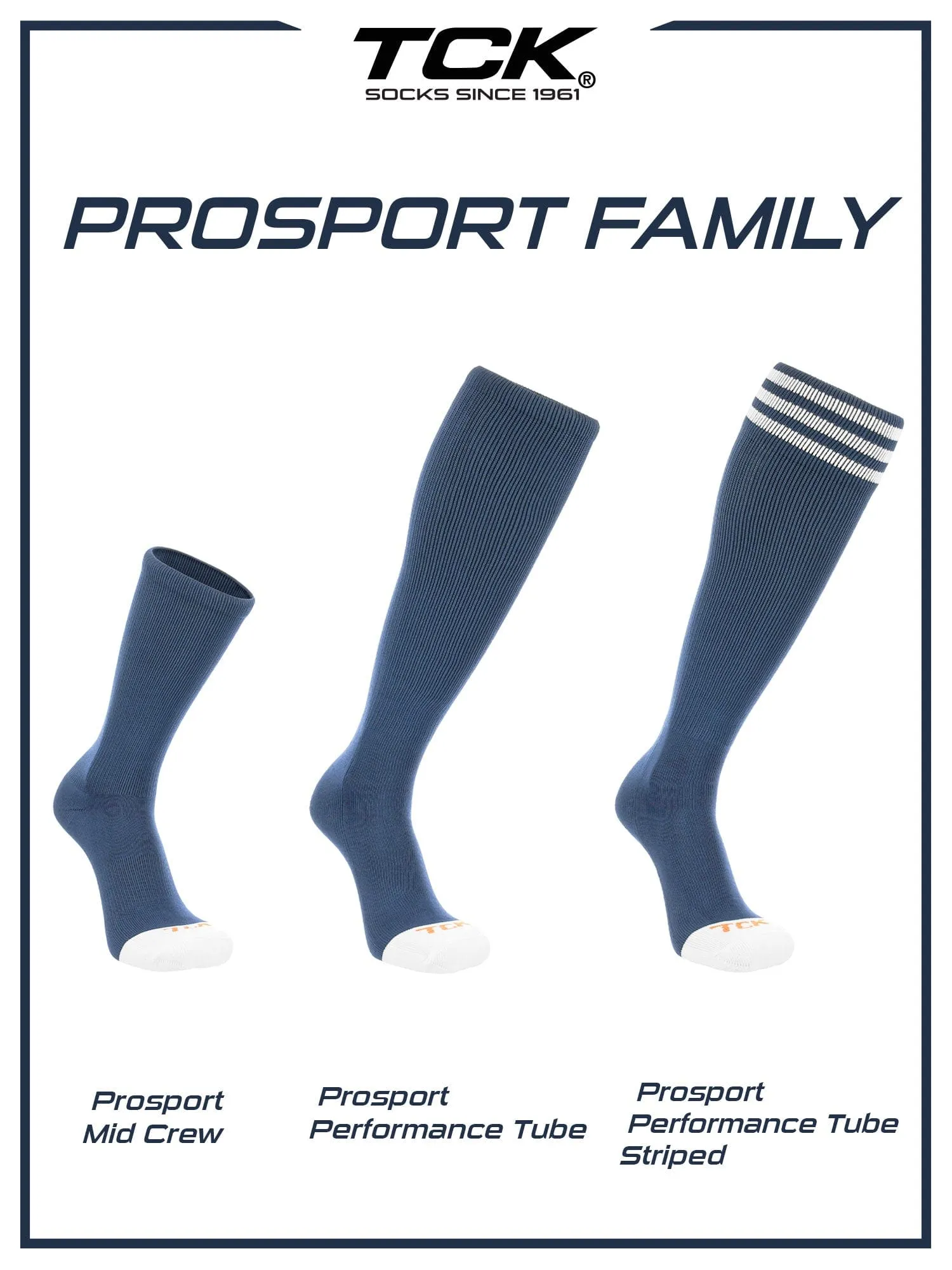 Prosport Striped Tube Socks for Soccer