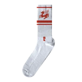 Psockadelic HORSE POWER Psocks - White