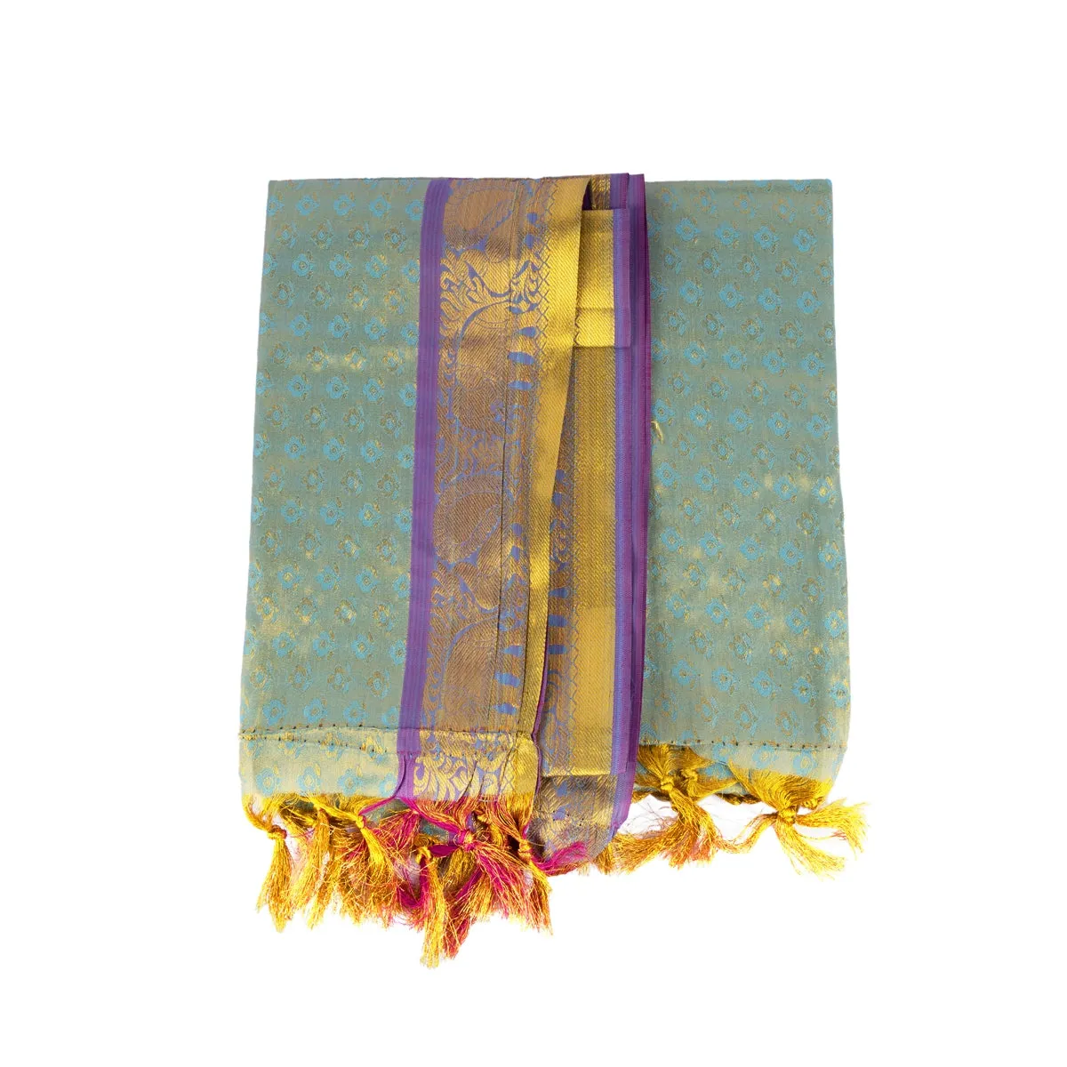 Shawl  - 2 Mtr - Natchatara| Ponnadai Jari Shawls for Men/ Assorted Colour and Design