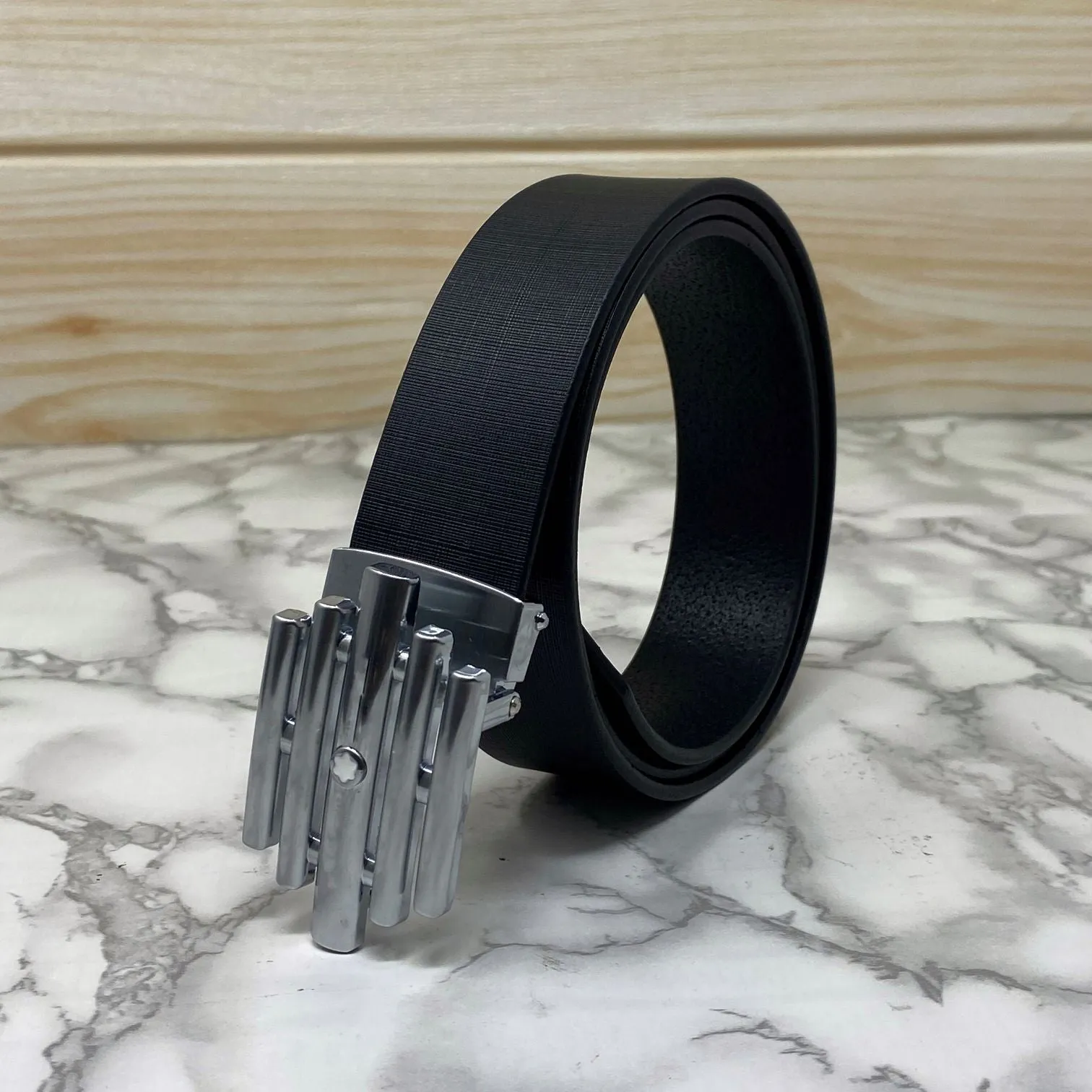 Stylish Formal Leather Strap Belt For Men-JonasParamount