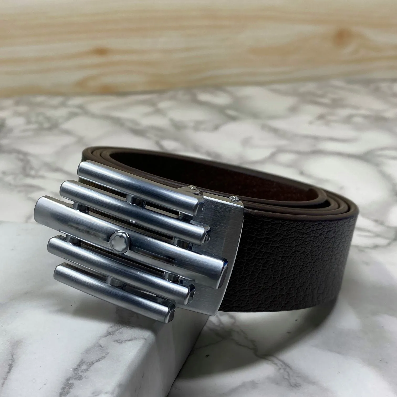 Stylish Formal Leather Strap Belt For Men-JonasParamount