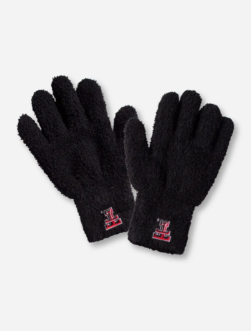 Texas Tech Double T on Fuzzy Gloves