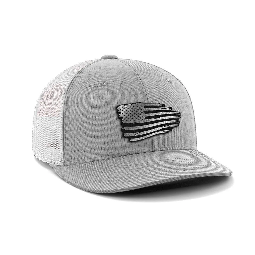 Torn Flag Black Patch Hat