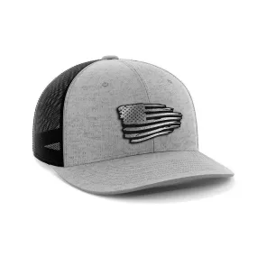 Torn Flag Black Patch Hat