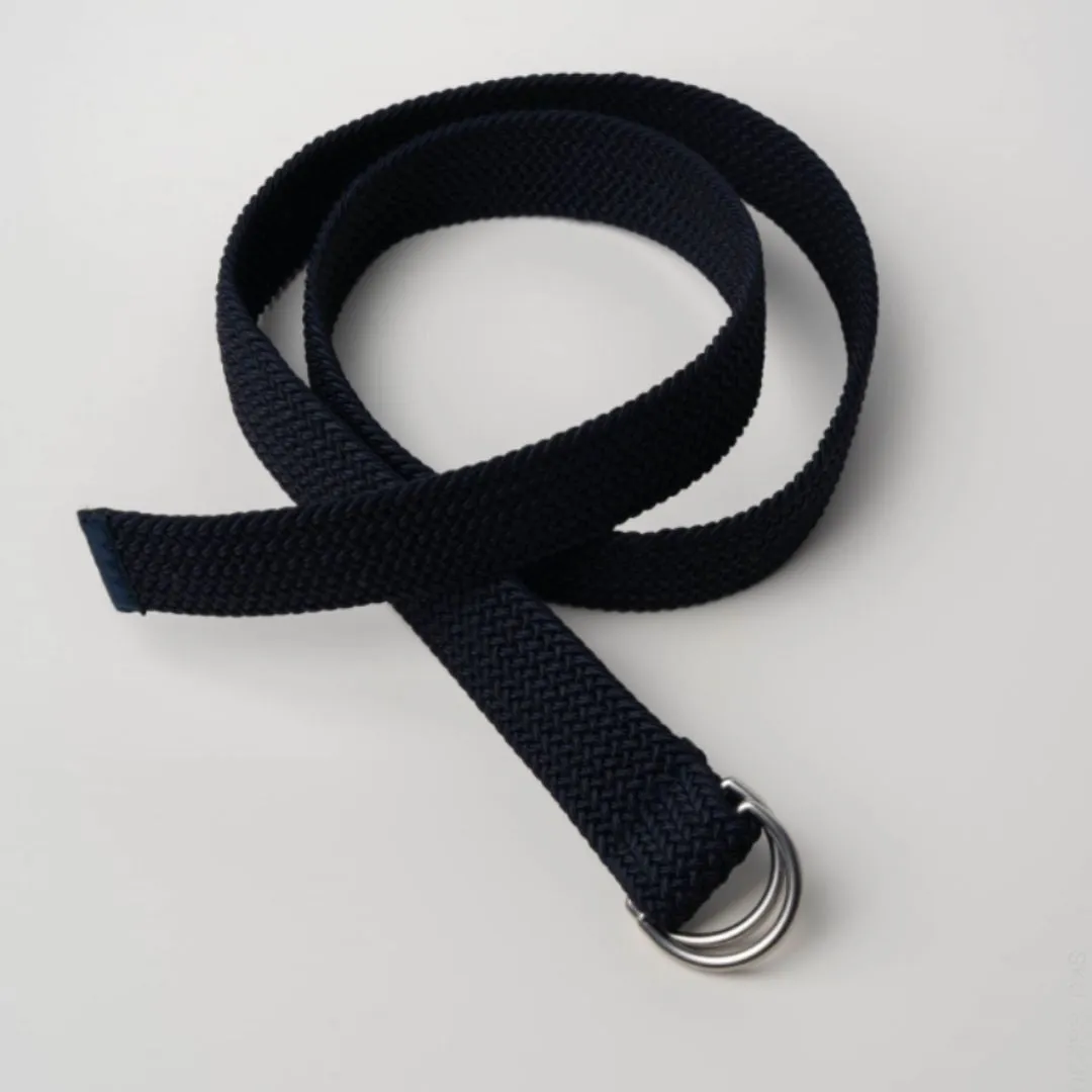 Vasconcelos Belt (Textured Dark Navy)