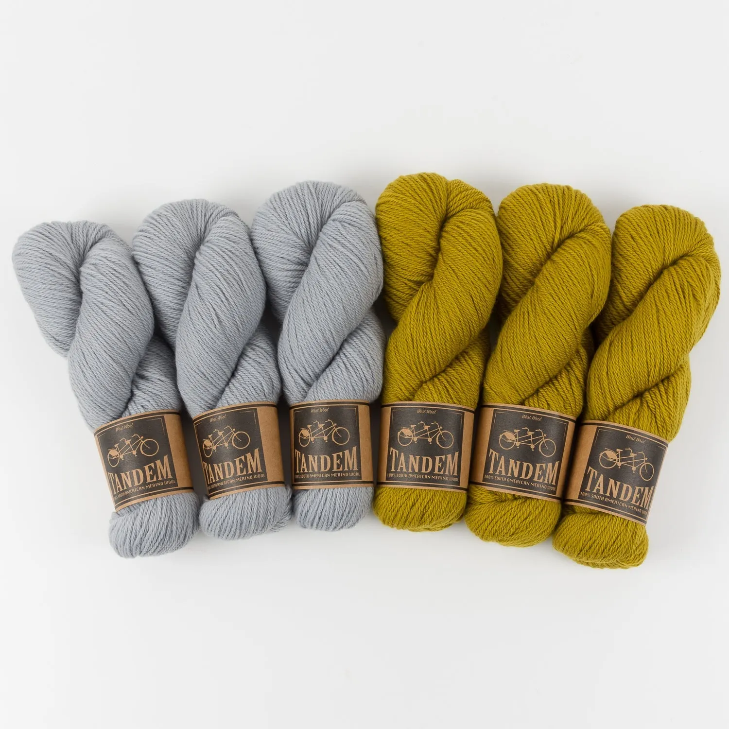 WESTKNITS KIT - GREY MUSTARD